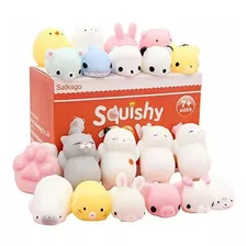 Satkago Mochi Squishys Toys 20 Unids Mini Squishys Mochi Ani