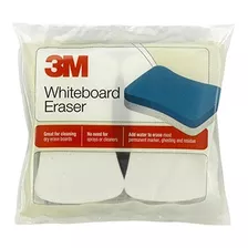 3m Pizarra Borrador De Pizarras, 2-pack, Blanco / Azul (581-