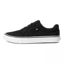 Zapatillas Skate De Mujer Vart Lona Park Negro