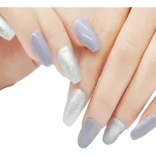 500 Uñas Postizas Enteras Coffin Transparente Clear Ydnis Maquillaje