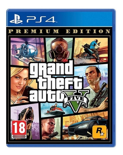 Videojuego Grand Theft Auto V Premium Edition Gta5 Para Ps4