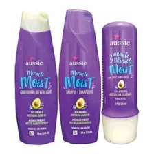 Kit Aussie Shampoo+condicionador Moist 360ml + Masc. 236ml