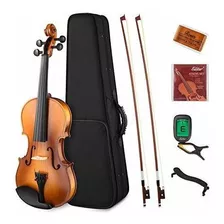 Eastar Eva-330 4/4 Set De Violin De Madera Maciza De Tamaño