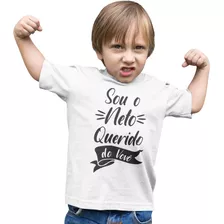 Camiseta Infantil Sou O Neto Querido Do Vovô