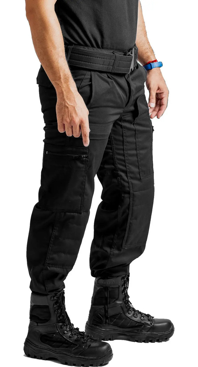 Pantalón Táctico Multibolsillo Rip Stop 34 Al 48 Policial 