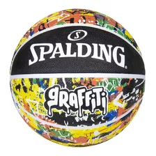 Pelota Spalding Graffiti N°7 - Pmx Deportes Color Negro/amarillo