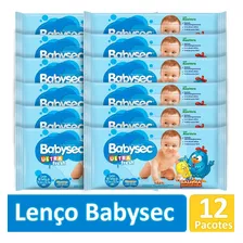 Lenços Umedecidos Galinha Pintadinha Babysec 12 Pacotes C/46