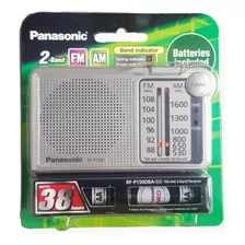 Radio Am/fm Panasonic Rf-p150d Color Plateado N/a