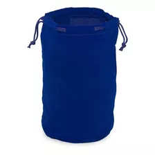 Bolsas Terciopelo Con Fuelle - 20x20x13cm, Azules - 12/paq