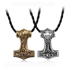 Medalla Colgante Martillo Thor Vikingo Odin