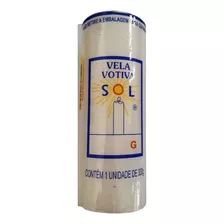 Vela Votiva Grossa - 7 Dias - 330 G - Kit De 12 Velas