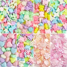 Cuentas Infantiles 25 Gramos Flores Ositos Corazones Coronas