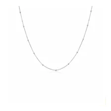 Corrente Choker Bolinha Prata 925 40cm Preço De Fábrica