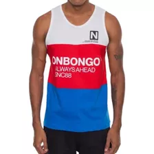 Regata Onbongo Especial Cover Vermelha Logo Estampado