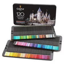 120 Lapices De Colores Profesionales Castle Arts Supplies