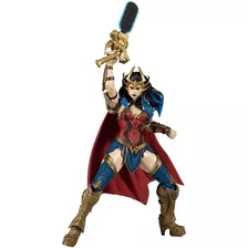 Mcfarlane Figura Mujer Maravilla Wonder Woman Articulada Dc Superman Multiverso Dark Nights Escala 18cm Original