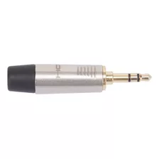 Conector Profesional Mini Plug Stereo3.5 Metal Proel Dhj35sn