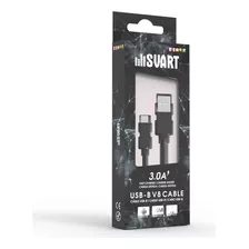 Cabo Usb Tipo B V8 1m Preto Svart Techone