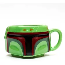 Taza 3d Boba Fett Star Wars Mandalorian Cerámica 400ml