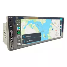 Central Multimídia Encaixe 1din Carplay Android Auto Gps Bt