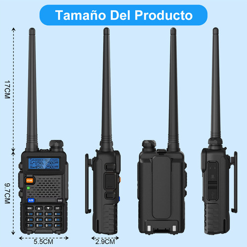 Radios Walkie Talkie Recargables Largo Alcance Uhf Vhf  Foto 10