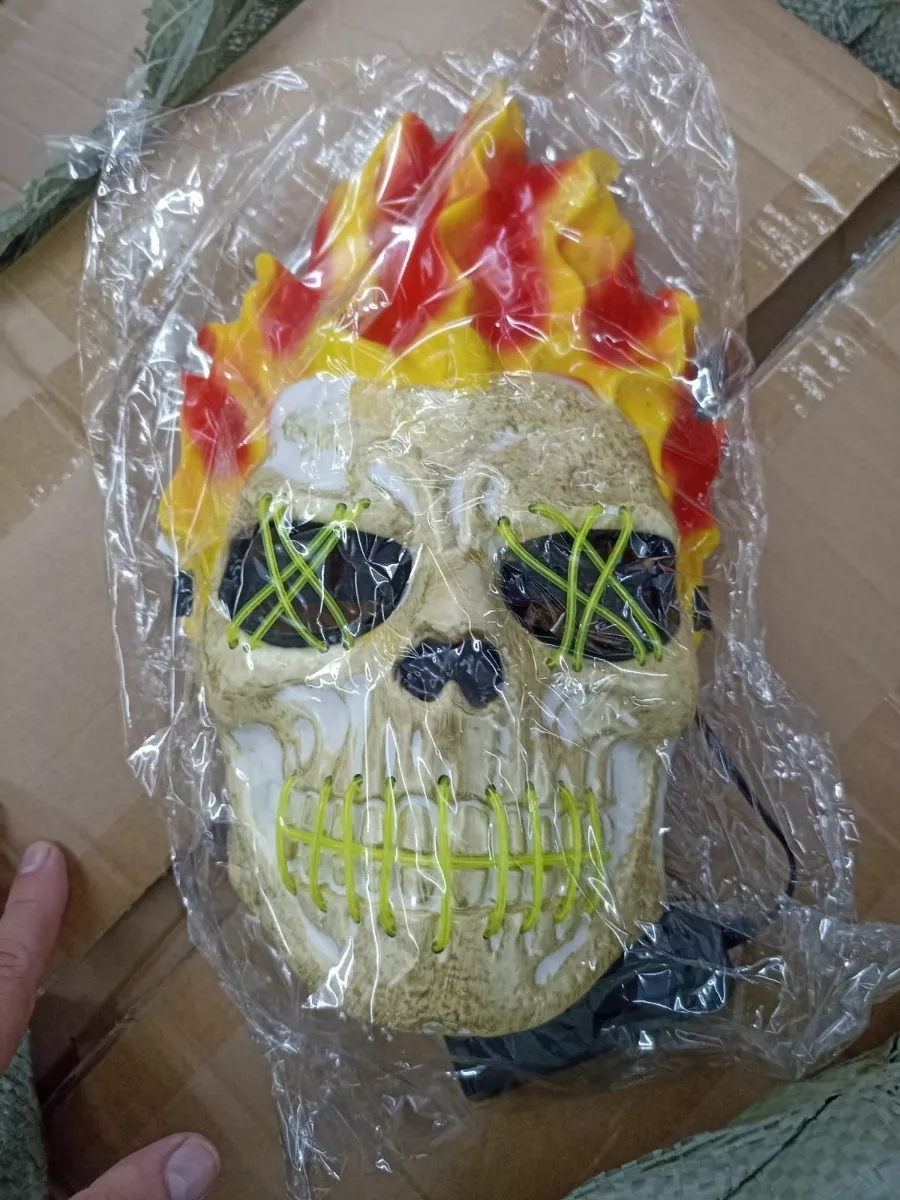 Mascara De La Purga Jinete Fantasma Ghost Rider Halloween