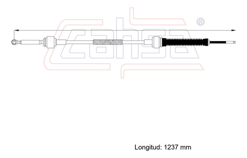 Cable Transversal Para Skoda Fabia 1.0 1.2 1.4 2.0 2009-2014 Foto 2