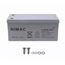 Batería Ciclo Profundo Gel NiMac 12v 200ah Energía Solar