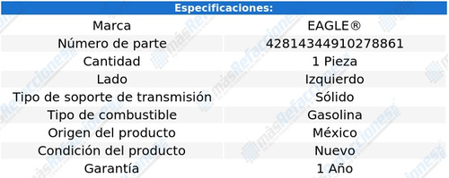 Soporte Motor Caja Transmisin Ford Fiesta 1.6l 2005 2006  Foto 4