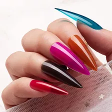 Makartt Soft Gel Nail Tips Acrylic Nail Kit, Long Stiletto P