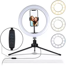 U Stream Ring Light Con Soporte 10 Luz De Escritorio Pa...