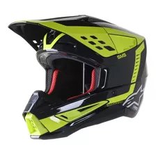 Capacete Alpinestars Sm5 Beam Black Yellow Fluor