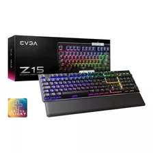 Teclado Gamer Mecanico Evga Z15 Rgb Bronze Switchs Español