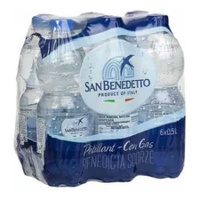 Agua Mineral Gasificada San Benedetto Italia 500ml 24 Piezas