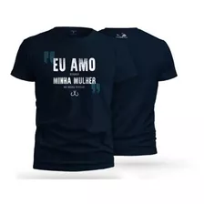 Camiseta Casual Pesca Azul Frase