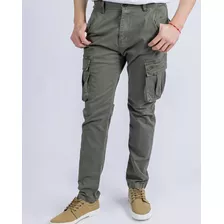 Pantalón Cargo Hombre Ufo Dougal Verde Super Oferta