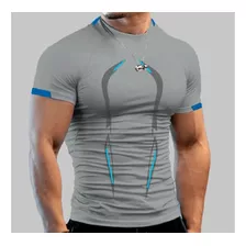 Camiseta De Compresión Transpirable Para Hombre, Gimnasio 