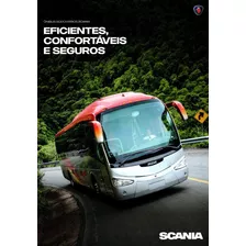 Folder Catálogo Folheto Scania Ônibus Rodoviários (sc009)