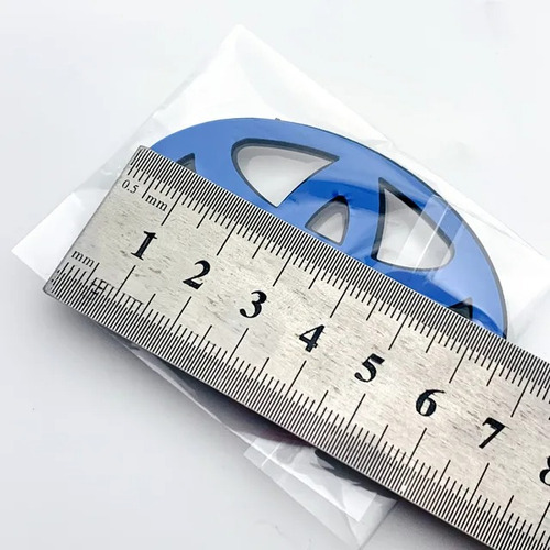 Emblema Pegatina Logo Toyota Cromado Universal Timn 3m Foto 5