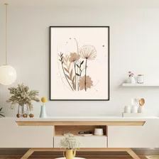 Quadro Decorativo Grande Sala 120x90 Linha Botânica 11 Luxo 