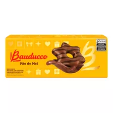 Pão De Mel Cobertura Chocolate Ao Leite Bauducco 450g 15x30g