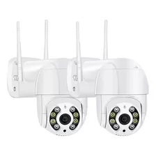 Pack X2 Camara Ip Wifi Exterior 1080p Inalambrica H/20h