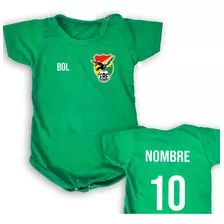 Body Bebe Verde Camiseta Seleccion Futbol Bolivia