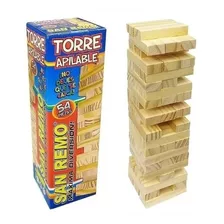 Torre Apilable 54 Piezas Tipo Jenga (368597)