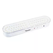 Lampara Recargable De Emergencia 60 Leds Sanelec 127v 2203 Color Blanco