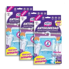 Antihumedad Percha Perfumada Lavanda Aire Pur 3 Unidades