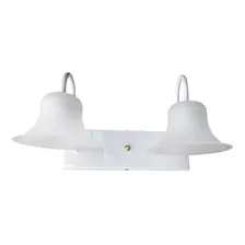 Spot Signo Campana De Pared 2 Luces Moderno Vintage Apto Led