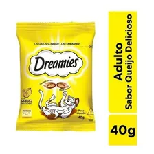 Petisco Dreamies Queijo Para Gatos Adultos 40 G