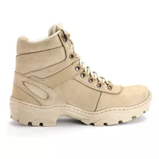 Bota Couro Masculina Com Zíper Lateral Original Lançamento