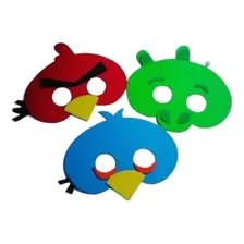 15 Antifaces De Angry Bird - Goma Eva